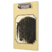 Friesian Draft Horse Yellow Klembord (Links)