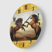 Friesian Draft Horses in een rotsbergdal Grote Klok (Hoek)