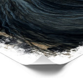 Friesian DreamWalker Horse Poem Poster van Bihrle (Hoek)