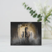 Friesian Drie Briefkaart (Staand voorkant)