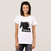 Friesian Fan T-shirt (Voorkant volledig)