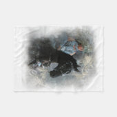 Friesian Fantasy Fleece Blanket (Voorkant (Horizontaal))