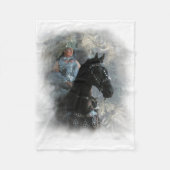 Friesian Fantasy Fleece Blanket Deken (Voorkant)