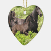 Friesian Filly Ornament (Links)
