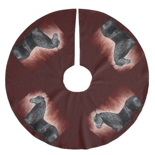 Friesian Fire Kerstboom Rok (Voorkant)
