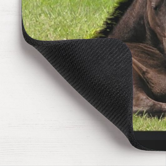 Friesian foal mousepad muismat (Hoek)