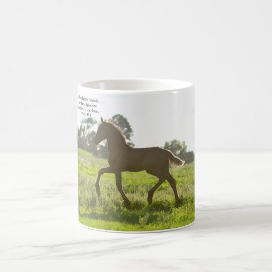 Friesian Foal psalm 37:4 Koffiemok (Center)