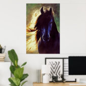 "Friesian Glow" Poster (Thuiskantoor)