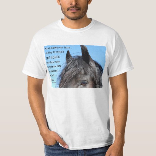 Friesian Horse Bliss T-shirt (Voorkant)