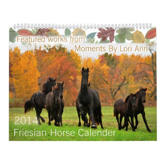 Friesian Horse Calendar Contest Kalender (Hoes)