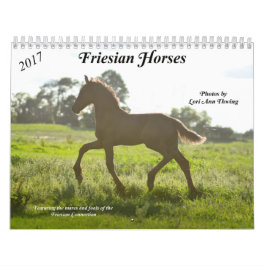Friesian Horse Calendar Kalender