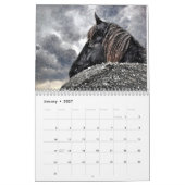 Friesian Horse Calendar Kalender (Jan 2027)