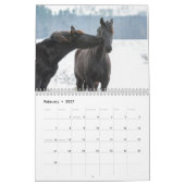 Friesian Horse Calendar Kalender (Feb 2027)