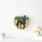 Friesian Horse Clock Ronde Klok (Huis)