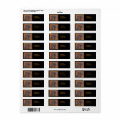 Friesian Horse Etiket (Full Sheet)