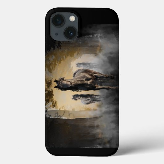 Friesian Horse Hallo Case-Mate iPhone Case (Achterkant)