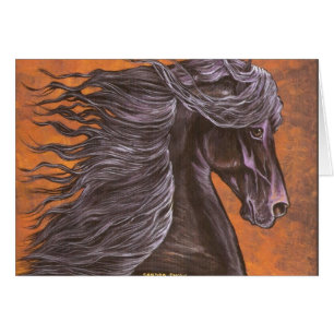 Friesian Horse head