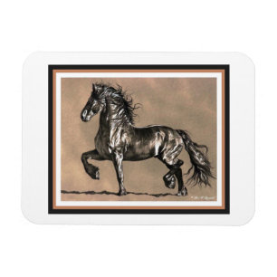 Friesian Horse Magnet Magneet