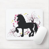 Friesian Horse Muismat (Met muis)