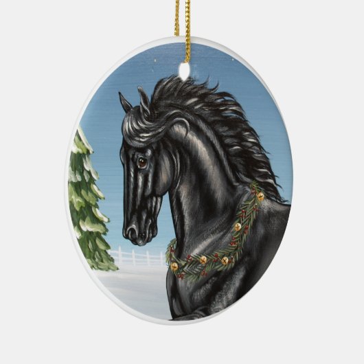 Friesian Horse Ornament (Rechts)