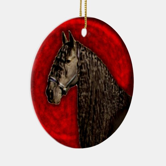 Friesian Horse Ornament (Rechts)