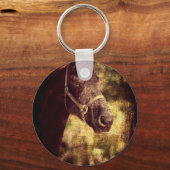 Friesian Horse Sleutelhanger (Voorkant)