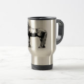 Friesian Horse Travel Mug Reisbeker (Voorkant rechts)