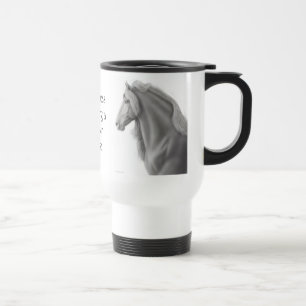 Friesian Horse Travel Mug Reisbeker
