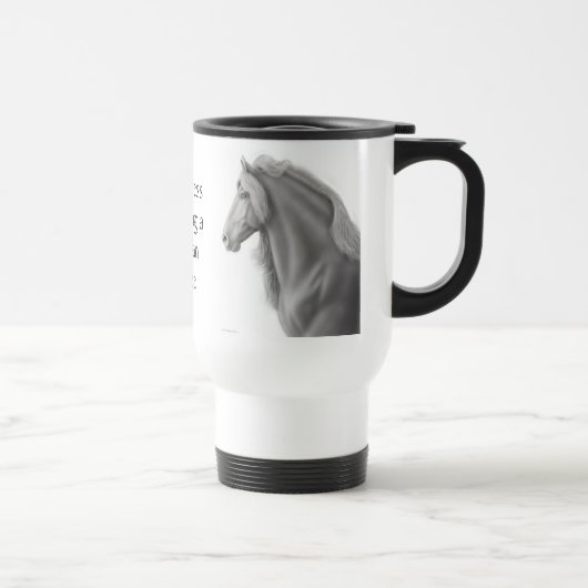 Friesian Horse Travel Mug Reisbeker (Rechts)