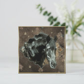 Friesian Horse - Wenskaart (Staand voorkant)