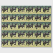 Friesian Horses Cadeaupapier (Vlak)