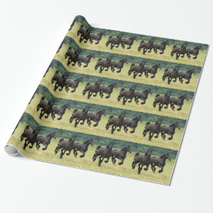 Friesian Horses Cadeaupapier