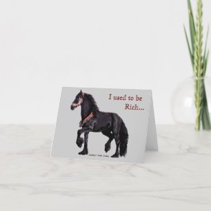Friesian Humor Notecards Feestdagen Kaart