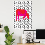 Friesian koe, Friese koe Poster (Thuiskantoor)