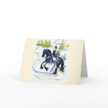 "Friesian" leeg wenskaart w/envelope