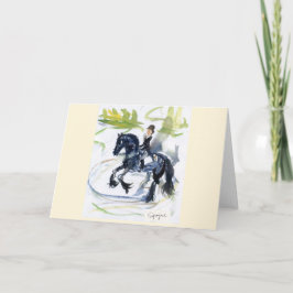"Friesian" leeg wenskaart w/envelope Kaart