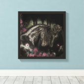 FRIESIAN LOVE - Gewatteerd Canvas Afdruk (Insitu (Houten vloer))