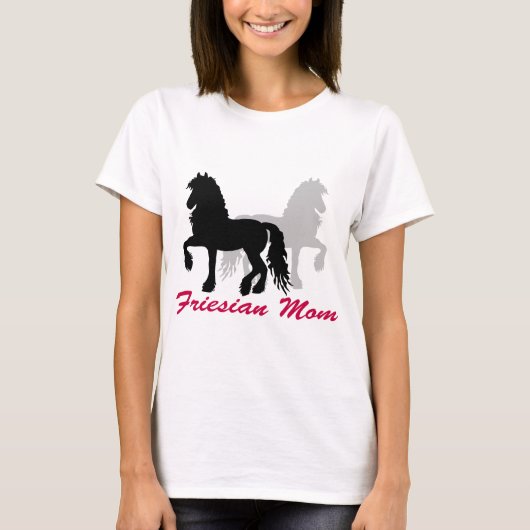 Friesian mama t-shirt (Voorkant)