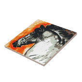 Friesian Mustang Tegeltje (Zijkant)