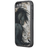 Friesian paard van Bihrle iPhone 6 Hoesje (Achterkant Links)