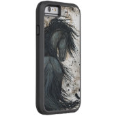 Friesian paard van Bihrle iPhone 6 Hoesje (Achterkant/Rechts)