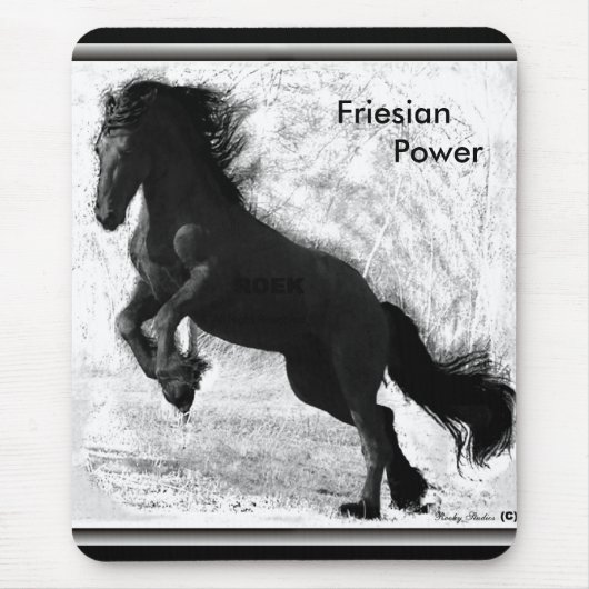 Friesian Power Mousepad 2 Muismat (Voorkant)