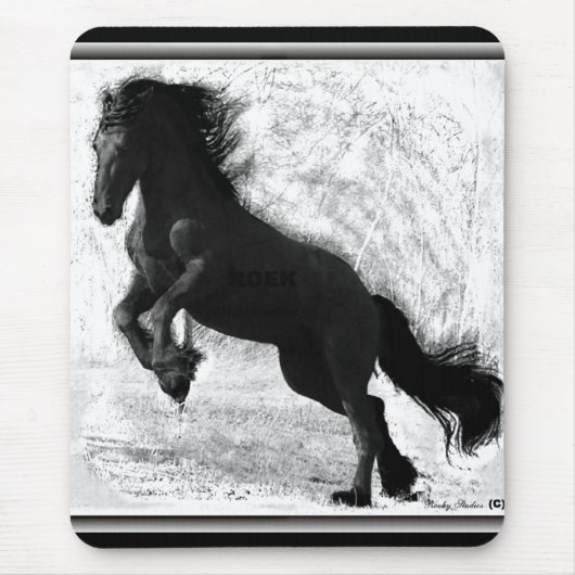 Friesian Power Mousepad Muismat (Voorkant)