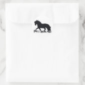 Friesian Ronde Sticker (Tas)