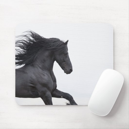 Friesian Runs Mousepad Muismat (Met muis)