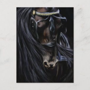 Friesian Spirit - Paardschildering Briefkaart