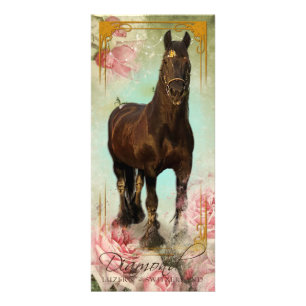 Friesian Stallion II - Rackcard Reclamekaart