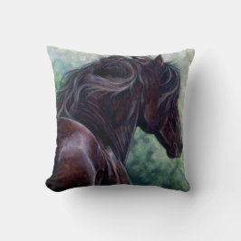 Friesian Stallion Pillow Kussen