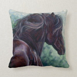 Friesian Stallion Pillow Kussen