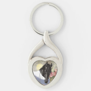 Friesian Stallion - Sleutelhanger